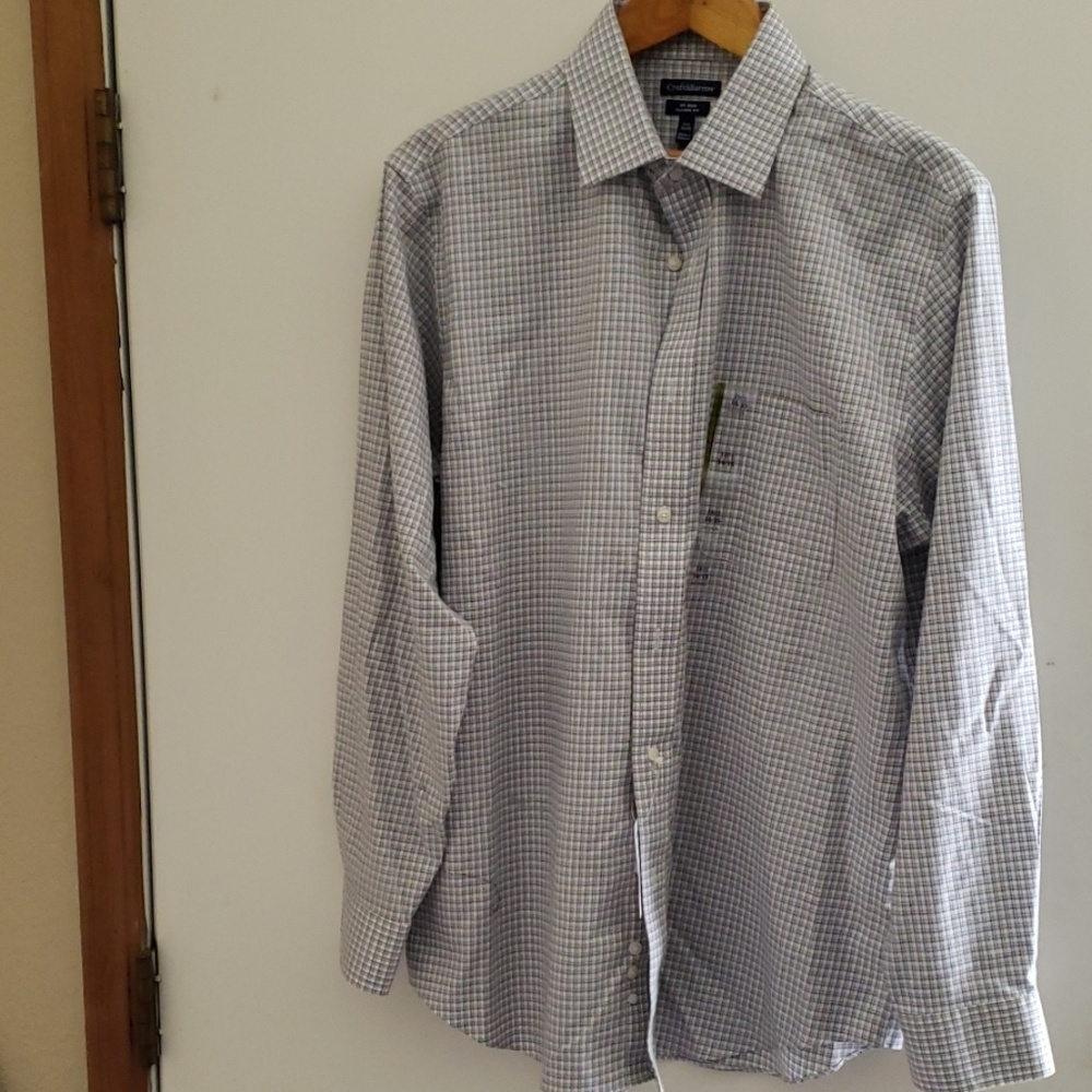 Croft and Barrow  gray long sleeve dress shirt